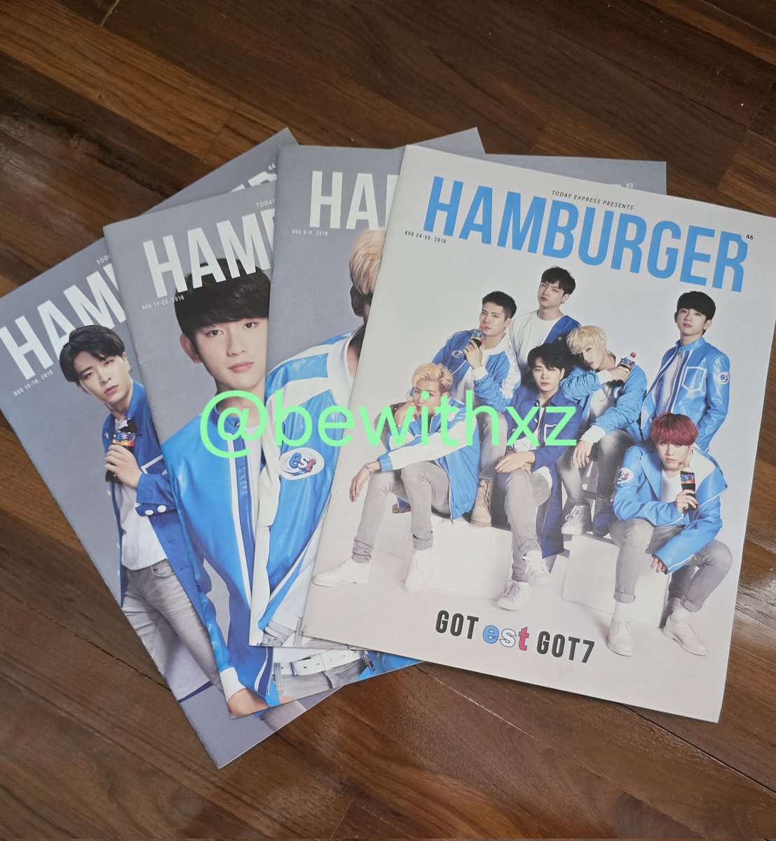 bewithxz's tweet photo. ปล่อยของสะสม Hamburger Mag  #Got7 × Est
💸 เล่มละ 80รวมส่ง
💸💸เหมา4เล่ม 300รวมส่ง  
นัดรับสยาม ctw
#ตลาดนัดอากาเซ #ตลาดนัดอากาเซ่ #ตลาดนัดอากาเซ่got7 #ตลาดกัซ #ตลาดนัดgot7 #ของสะสมgot7 #ขายการ์ดgot7  #ขายของสะสมgot7 #ขายของสะสมกัซ #ตลาดนัดรวมด้อม #ตลาดนัดแบมแบม #ตลาดนัดjackson https://t.co/fJm8JmtuOJ