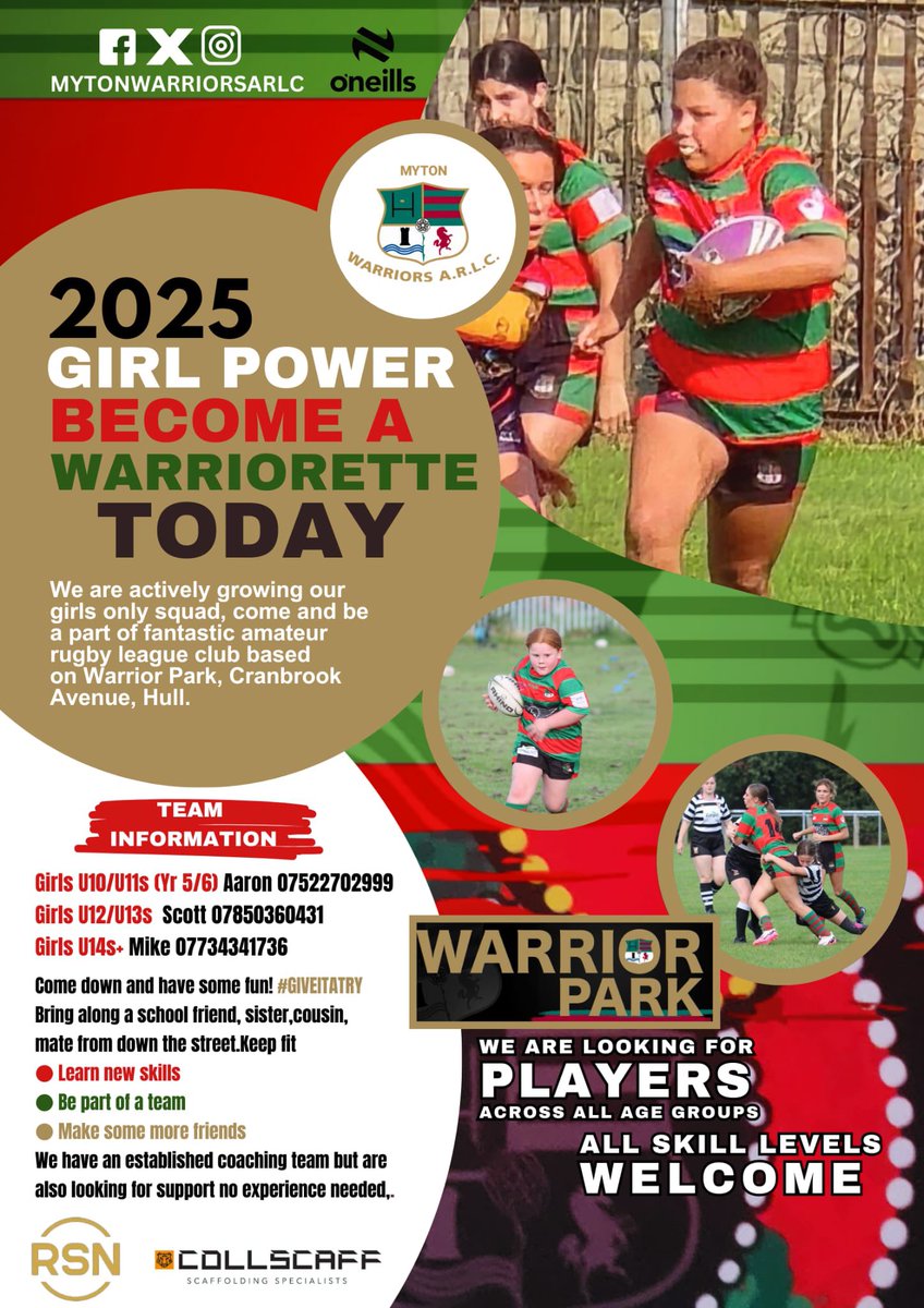 Myton Warriors ARLC tweet media