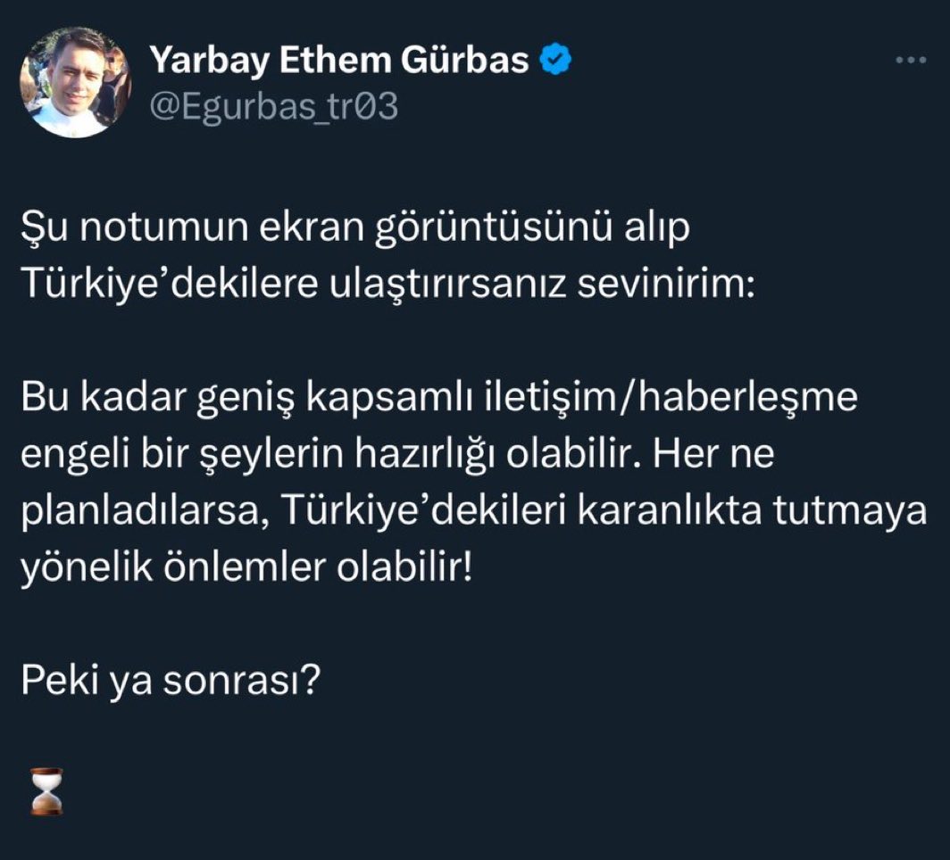 Yb. Ethem Gürbaş’tan önemli uyarı.