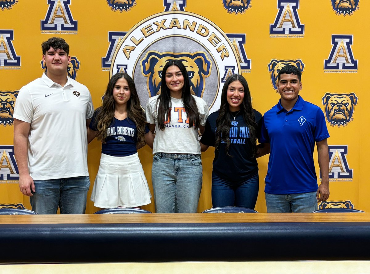 Billy Woods (@willyboods) on Twitter photo Laredo Alexander celebrated the college signings of five student-athletes today <a href="/CoachEdGarcia/">Coach Edwin Garcia</a> <a href="/JBA_Bulldogs/">J.B. Alexander Bulldogs</a> <a href="/JBAbaseball/">Laredo Alexander Baseball</a> <a href="/jbavolleyball/">Alexander Volleyball</a> lmtonline.com/sports/article… Laredo Alexander celebrated the college signings of five student-athletes today <a href="/CoachEdGarcia/">Coach Edwin Garcia</a> <a href="/JBA_Bulldogs/">J.B. Alexander Bulldogs</a> <a href="/JBAbaseball/">Laredo Alexander Baseball</a> <a href="/jbavolleyball/">Alexander Volleyball</a> lmtonline.com/sports/article…