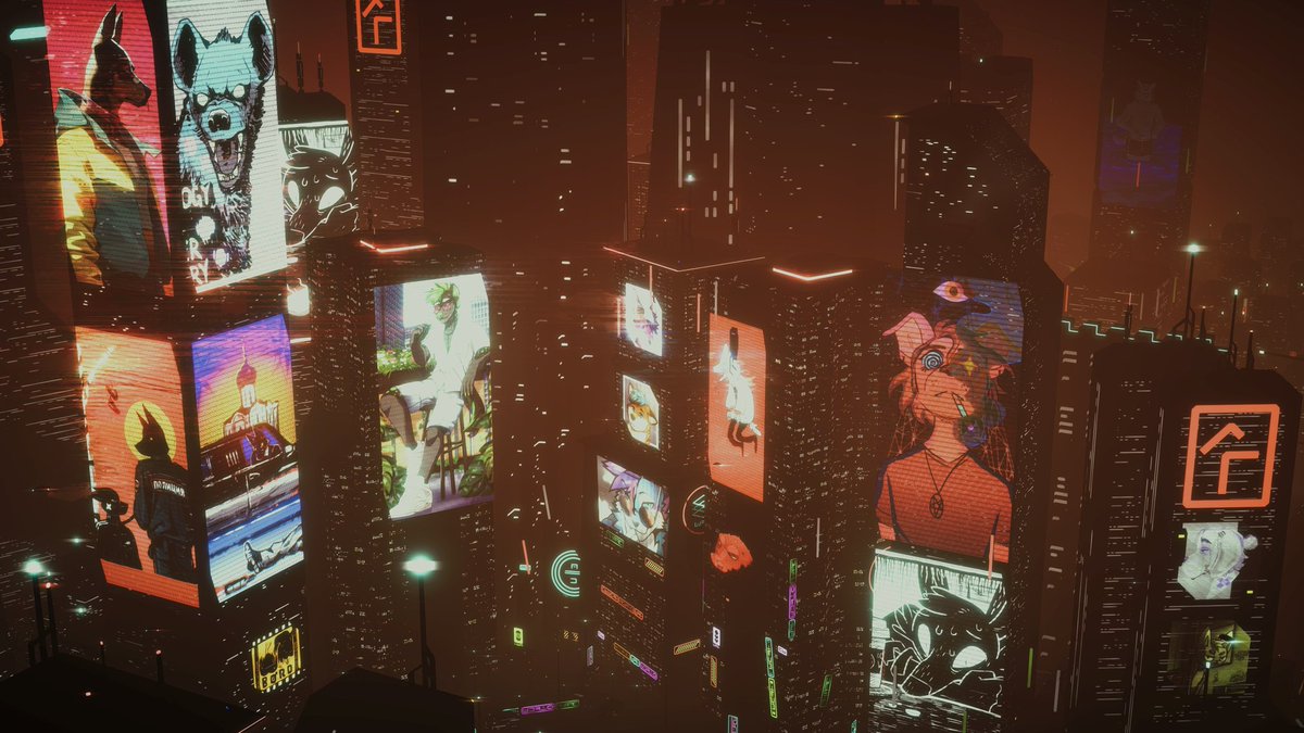 Trying a new style of city, dystopian one.
Hope the sun shines one day again 🌱