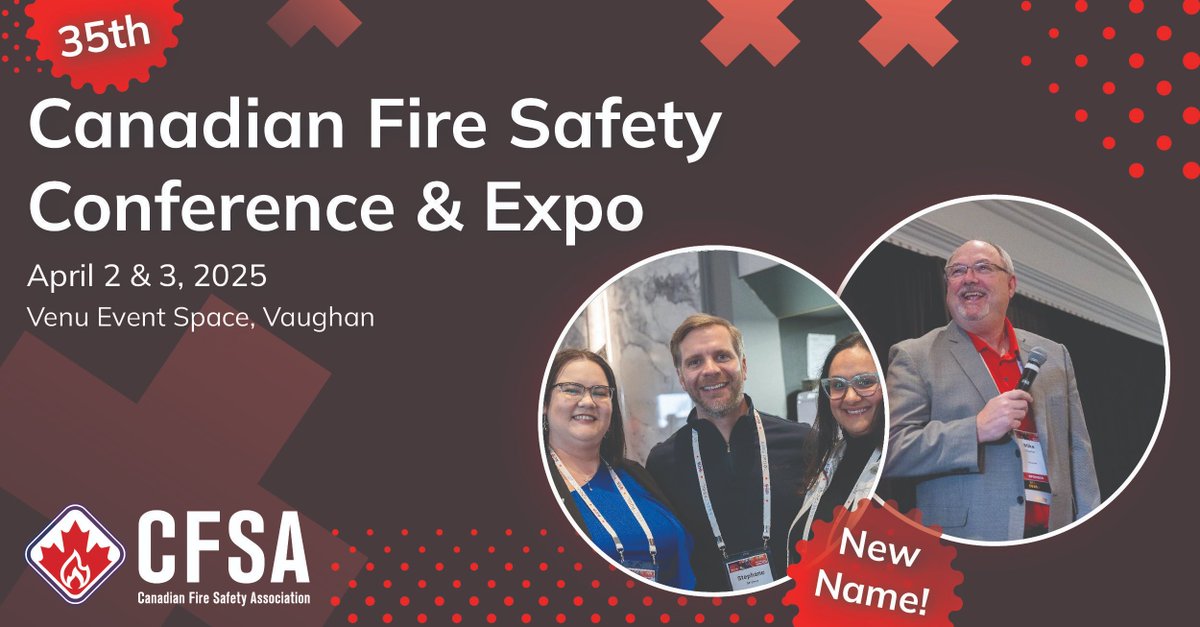 Register today for our epic 2-day Canadian Fire Safety Conference &amp; Expo!!! This is THE event of the year and is not to be missed. Register at canadianfiresafety.com/events/canadia….