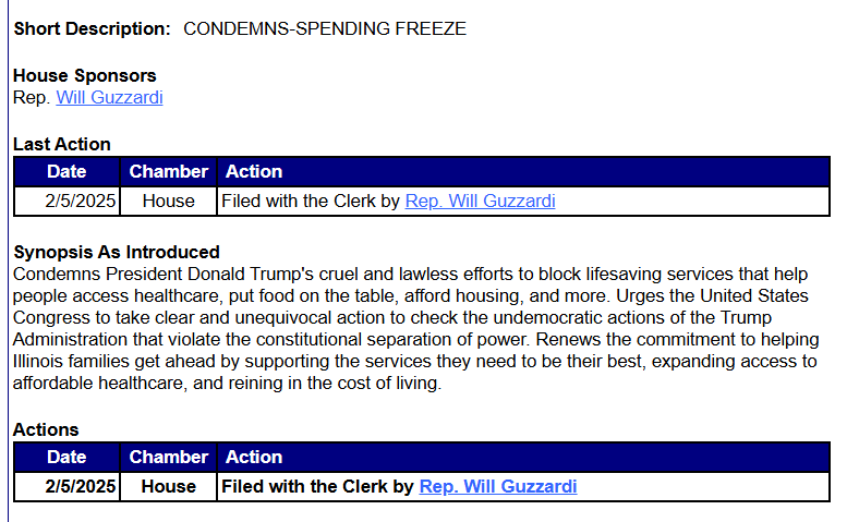 brendenmoore13's tweet photo. Expect some fireworks on the House floor this afternoon as @HouseDemsIL plan to run resolutions condemning President Trump for his January 6 pardons, his now-blocked exec order freezing federal grant spending, his efforts to undermine DEI initiatives and his immigration actions: https://t.co/NRxxrEwqkM