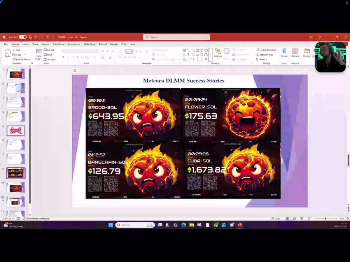 DLMM training class part 2 thanks to <a href="/MomsBasementSOL/">Mom's Basement</a> 
We are happy to have the <a href="/TheRoninDAO/">TheRoninDAO</a> team on our side
We are working to expand free education to the public 
I hope we have many people by our side in the future #meteora