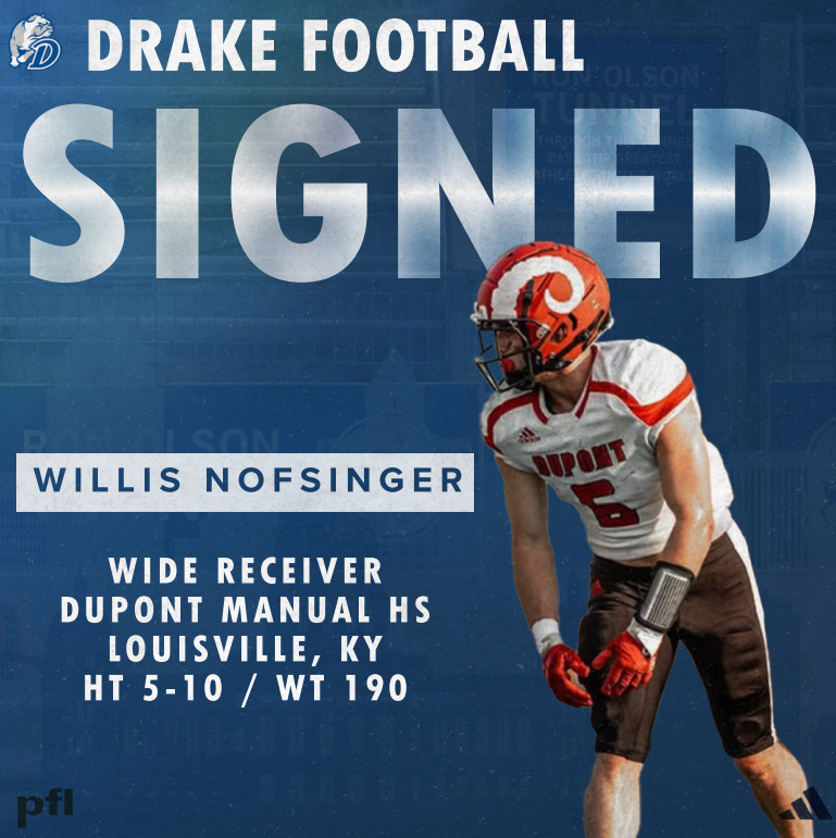 Drake Football (@drakebulldogsfb) on Twitter photo ๐ช๐ฒ๐น๐ฐ๐ผ๐บ๐ฒ ๐๐ผ ๐๐ฒ๐ ๐ ๐ผ๐ถ๐ป๐ฒ๐, <a href="/NofsingerWillis/">Willis Nofsinger #5 WRโญ๏ธ</a>
๐๐น bit.ly/411yMyB
#DSMHometownTeam ๐ช๐ฒ๐น๐ฐ๐ผ๐บ๐ฒ ๐๐ผ ๐๐ฒ๐ ๐ ๐ผ๐ถ๐ป๐ฒ๐, <a href="/NofsingerWillis/">Willis Nofsinger #5 WRโญ๏ธ</a>
๐๐น bit.ly/411yMyB
#DSMHometownTeam