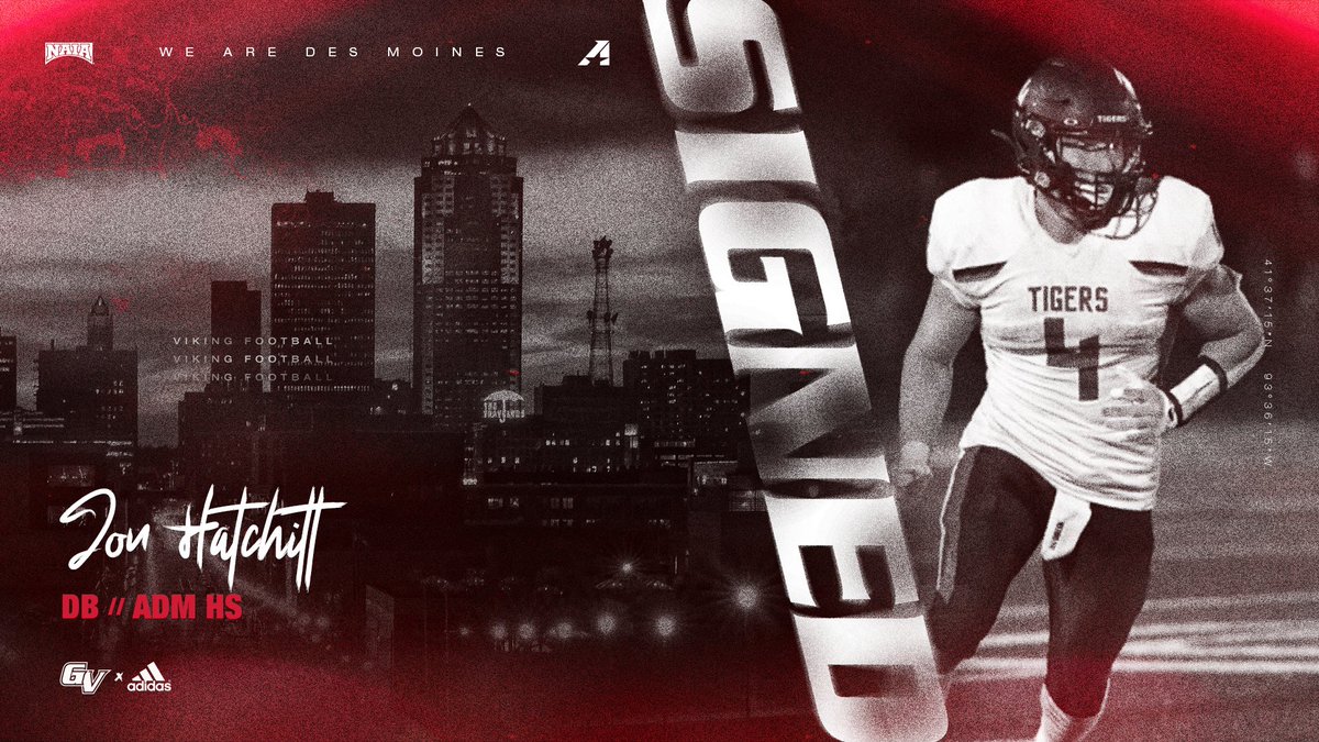 𝐒𝐈𝐆𝐍𝐄𝐃‼️

Welcome <a href="/jon_hatchitt/">Jon Hatchitt</a> to the Viking football family!

🎞️ ow.ly/ZyLB50UUn6E