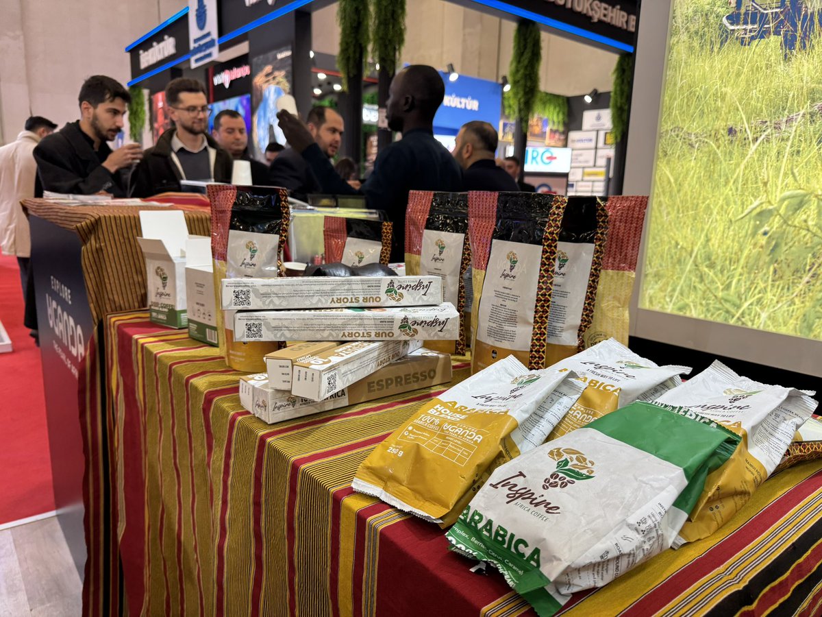 Our team is already present in Turkey 🇹🇷 the 28th East Mediterranean İnternational Tourism &amp; Travel Exhibition. We are here to bring the great Ugandan coffee to the world. 

Ugandan coffee to the world.
