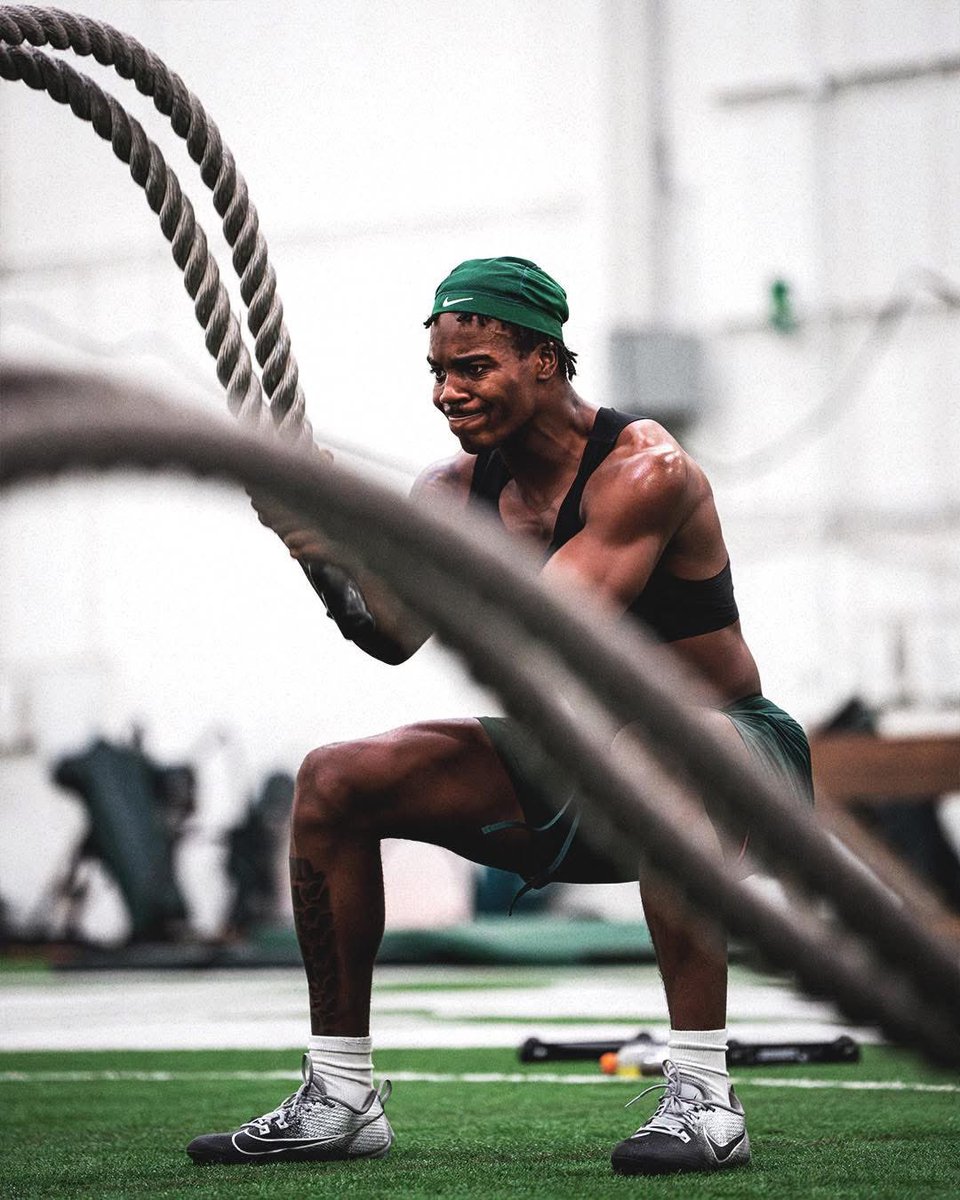 Son called me this morning and told me 
Ma this season gone be different, I'm different, my body and my strength is different. Something has unlocked Ma... I've tapped in to another level, but you know me, not gone talk too much about it...but they definitely finna feel me! 
You