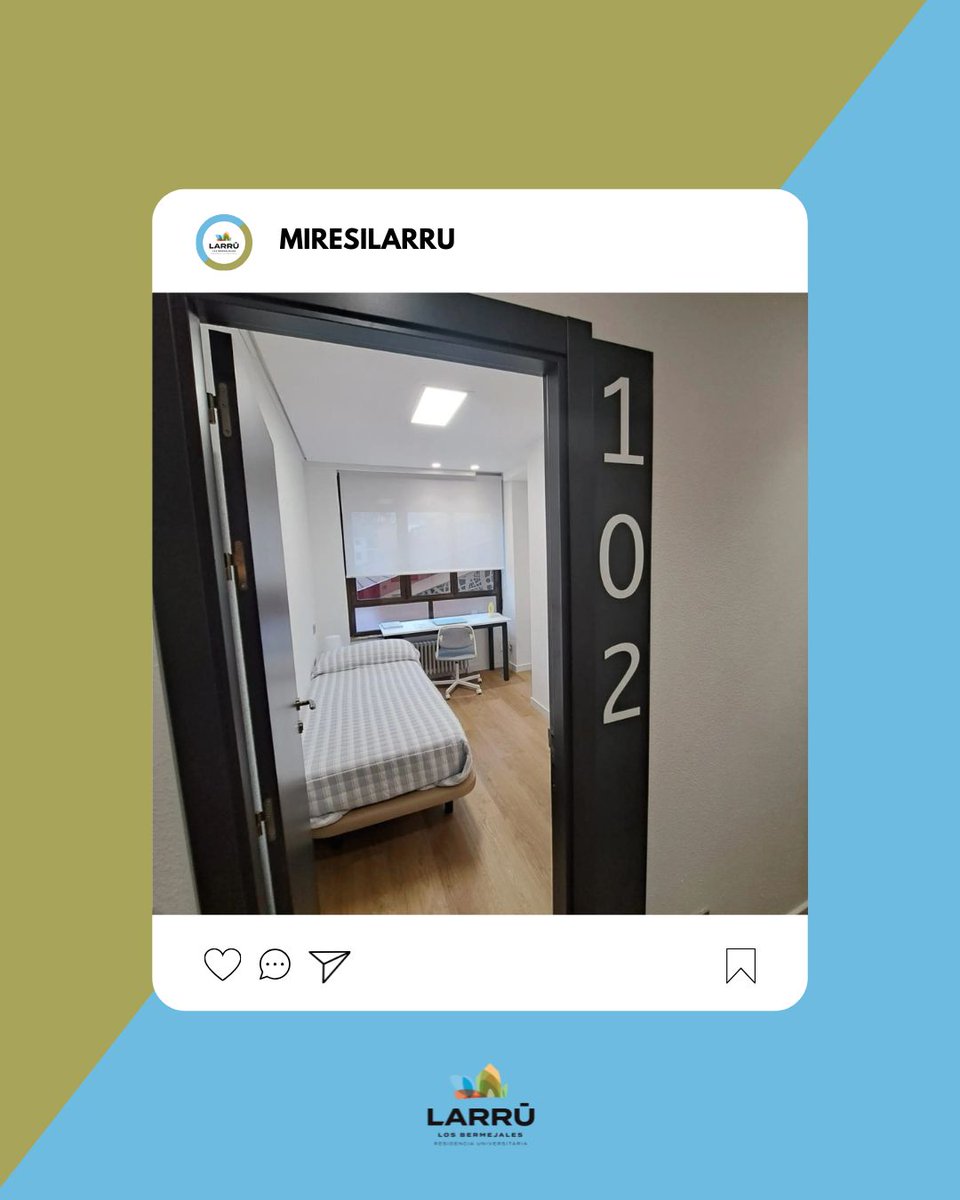 Las habitaciones de Larrú te ofrecen lo que necesitas para disfrutar de tu vida universitaria al máximo. Ven a descubrir tu lugar en el corazón de la ciudad, donde cada rincón está pensado para tu comodidad.