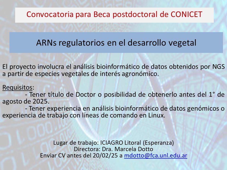 BempICiAgro's tweet photo. ¡Buscamos postulantes para Beca Postdoc de CONICET! Se agradece difusión https://t.co/5s4fUTphJL