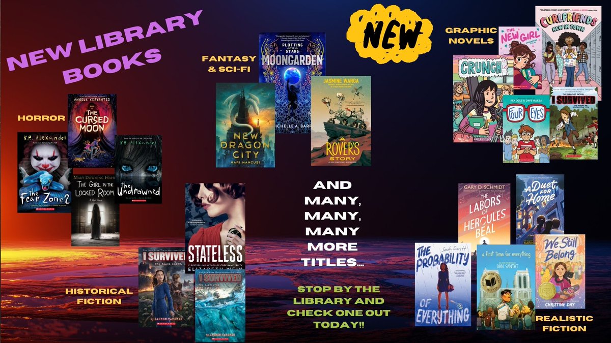 LibraryODMS's tweet image. Stop By And Check Us Out!  #NewLibraryBooks @Alief_Libraries