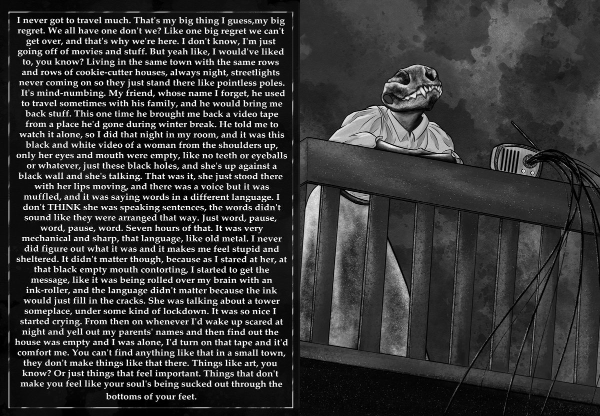 PossumInsurance's tweet photo. Writing from @kittyhorrorshow. I love those lil freaks from tenemant

#digitalart #horror #horrorart #art #kittyhorrorshow https://t.co/QMVptQQC4N