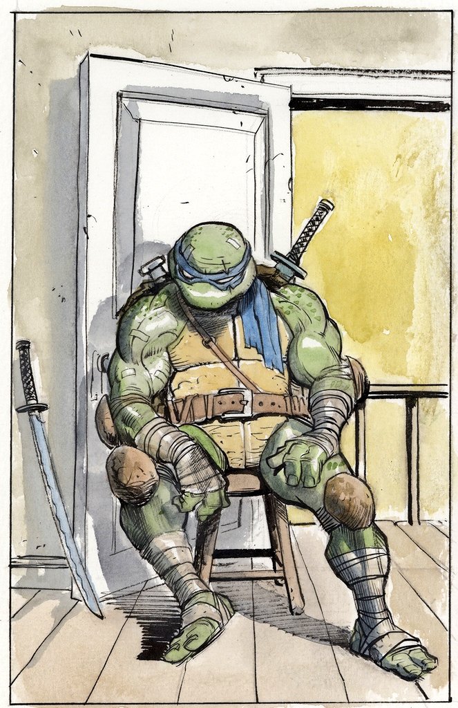 Leo. inks and watercolors.