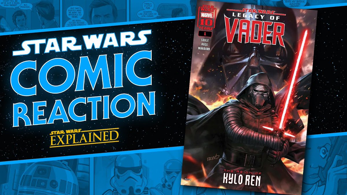 StarWarsExplain's tweet image. Did you know we offer weekly comic reactions on patreon? Any tier patron (as little as $1 a month) has access and you'd be supporting the channel! 

We've added a ton of other patreon perks this year so check it out and see how you can help keep the channel going! 🔗below 👇