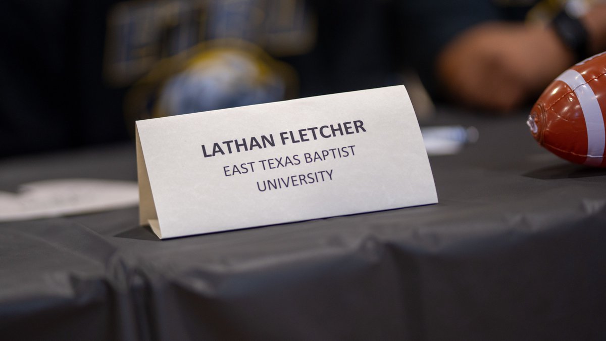 Westfield Mustang Football (@fb_westfield) on Twitter photo Congratulations to <a href="/LathanFletcher/">Lathan β3hree5iveβ Fletcher π</a> signing to play with <a href="/ETBU_Football/">ETBU Football</a> !!! Congratulations to <a href="/LathanFletcher/">Lathan β3hree5iveβ Fletcher π</a> signing to play with <a href="/ETBU_Football/">ETBU Football</a> !!!