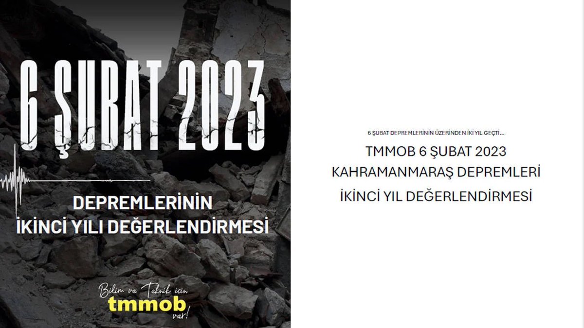 solcugazeteX's tweet photo. TMMOB, 11 ili etkileyen 6 Şubat 2023 Depremi’yle ilgili hazırladığı 2. yıl raporunu paylaştı:

"Hedeflenen kalıcı konutların yalnızca %30'u yapıldı. 

Enkaz altında kalan sadece insanlar değil, aynı zamanda devletin tüm mekanizmaları, planları ve organizasyon yapısıydı." https://t.co/zJnNqzdE4I