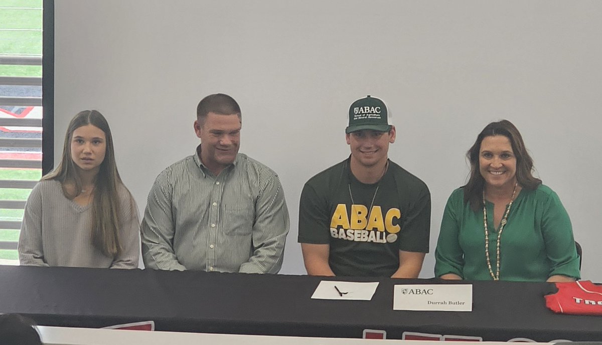 🚨 Congratulations to <a href="/ButlerDurrah/">Durrah Butler</a> on signing with <a href="/ABACBaseball/">ABAC Baseball</a>‼️