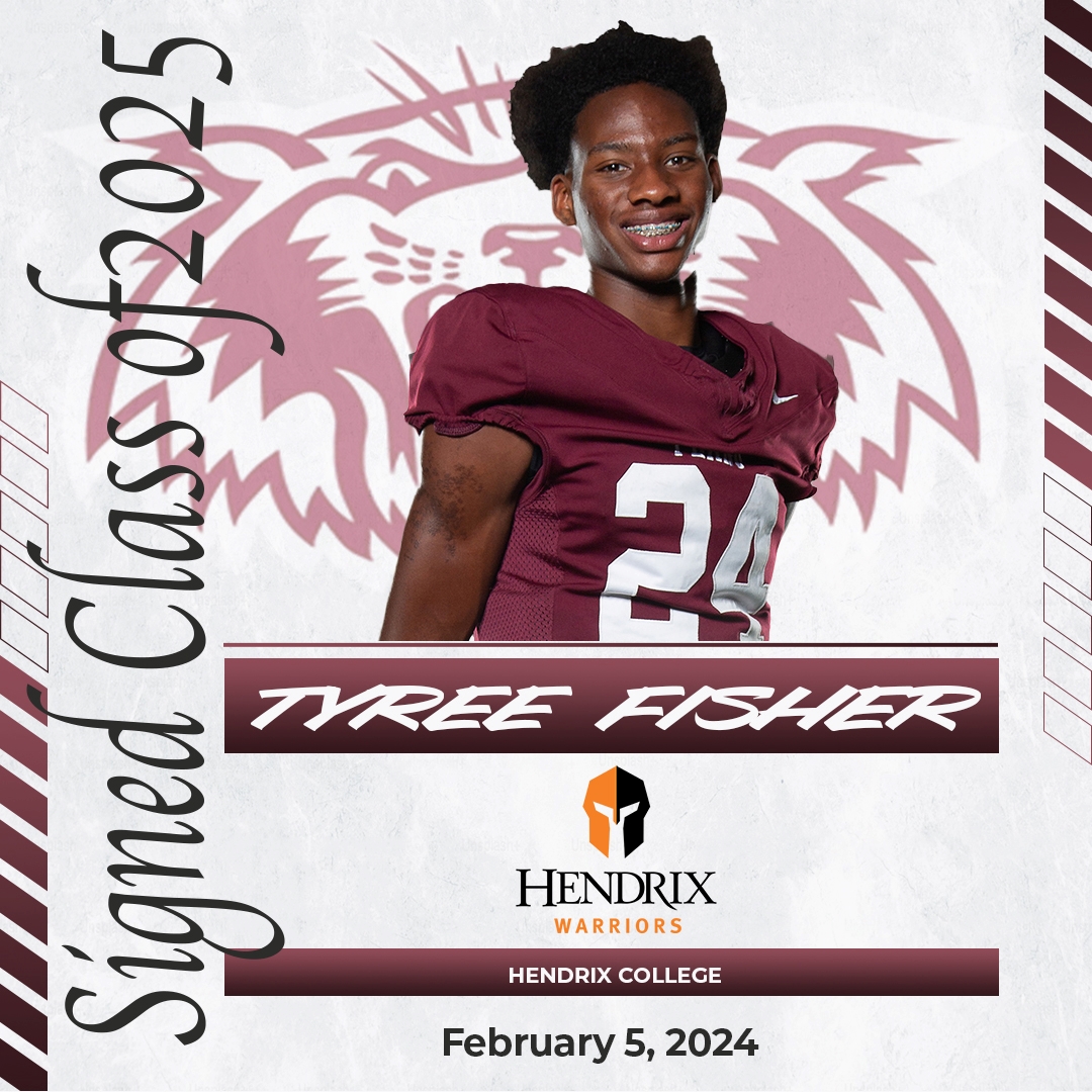 (4/4) 
🏈 Tyree Fisher - Hendrix College
#TeamPlanoISD #NationalSigningDay