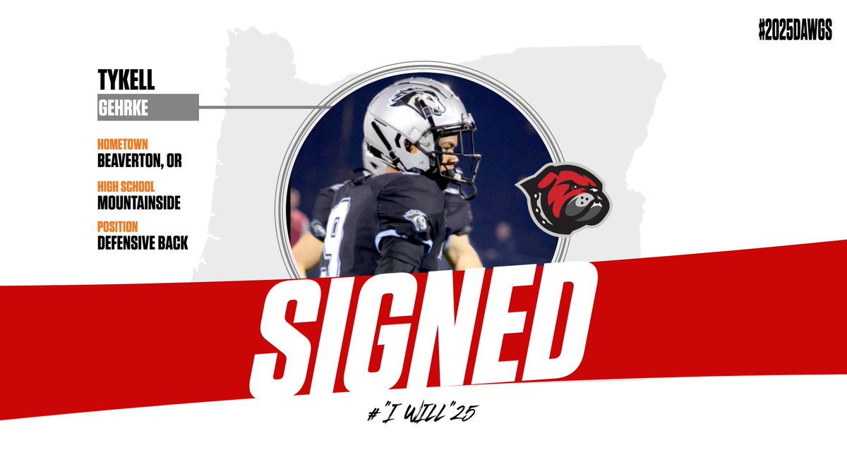University of Montana Western Football (@umwfootball) on Twitter photo Got some length back there at Safety with Tykell Gehrke coming from Mountainside Oregon!
<a href="/gehrke_tykell/">Tykell Gehrke</a>
#"IWILL"25
#GoDawgs Got some length back there at Safety with Tykell Gehrke coming from Mountainside Oregon!
<a href="/gehrke_tykell/">Tykell Gehrke</a>
#"IWILL"25
#GoDawgs