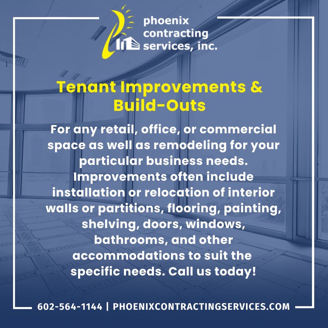 phxcontracting's tweet image. We provide structural framing repairs. Call today! 602-564-1144

#tenantimprovements #buildouts #contractor #contracting #phoenix #arizona