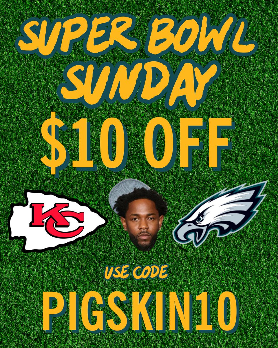 Order 🍕 for the win while you watch the Super Bowl this Sunday 🏈 Use code PIGSKIN10 to save $10. Delivery &amp; pick-up orders of $40 or more ($30 post discount). Pre-order now before prime times fill up. Be sure to try our 🔥 Spicy Calabrian Pizzas 🔥 You’ll be glad you did 🌶️