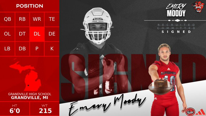 The D Zone (@thed_zone) on Twitter photo Grandville 2025 DE/OLB/RB Emery Moody has signed with Davenport
football.thedzone.com/players/emery-…
<a href="/EmeryMoody18/">Emery Moody</a> <a href="/GrandvilleFB/">Grandville Football</a> <a href="/DU_Football/">Davenport Football</a> Grandville 2025 DE/OLB/RB Emery Moody has signed with Davenport
football.thedzone.com/players/emery-…
<a href="/EmeryMoody18/">Emery Moody</a> <a href="/GrandvilleFB/">Grandville Football</a> <a href="/DU_Football/">Davenport Football</a>