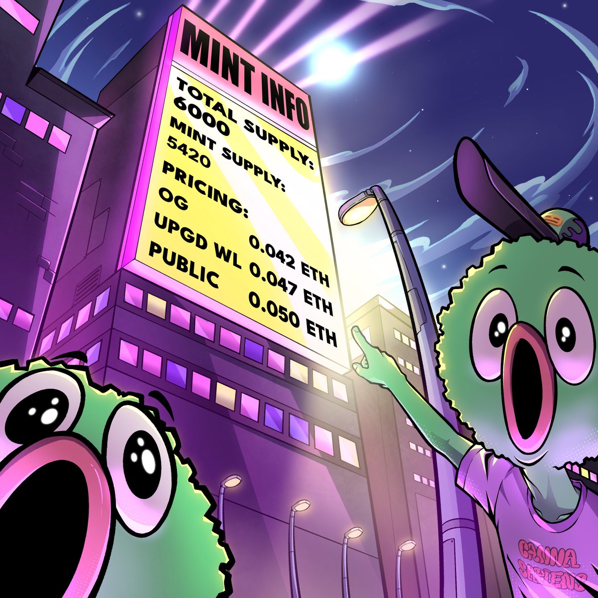 IT'S OFFICIAL: 
SUPPLY &amp; MINT PRICE IS FINALLY HERE 💚