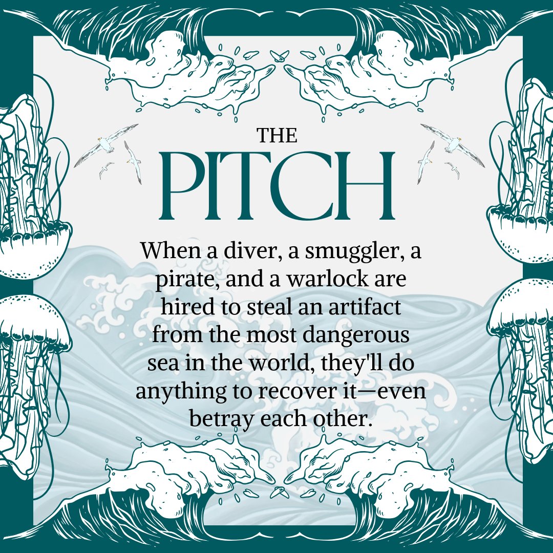 myleejmiller's tweet image. An Agent&apos;s Guide to:

✨BENEATH THE WAVES OF THE LABYRINTH SEA✨

In this explosive epic fantasy, four criminals with interlaced pasts are hired to steal an artifact from the deadliest sea in the world. But they won&apos;t only need to face the sea-they&apos;ll need to face each other.