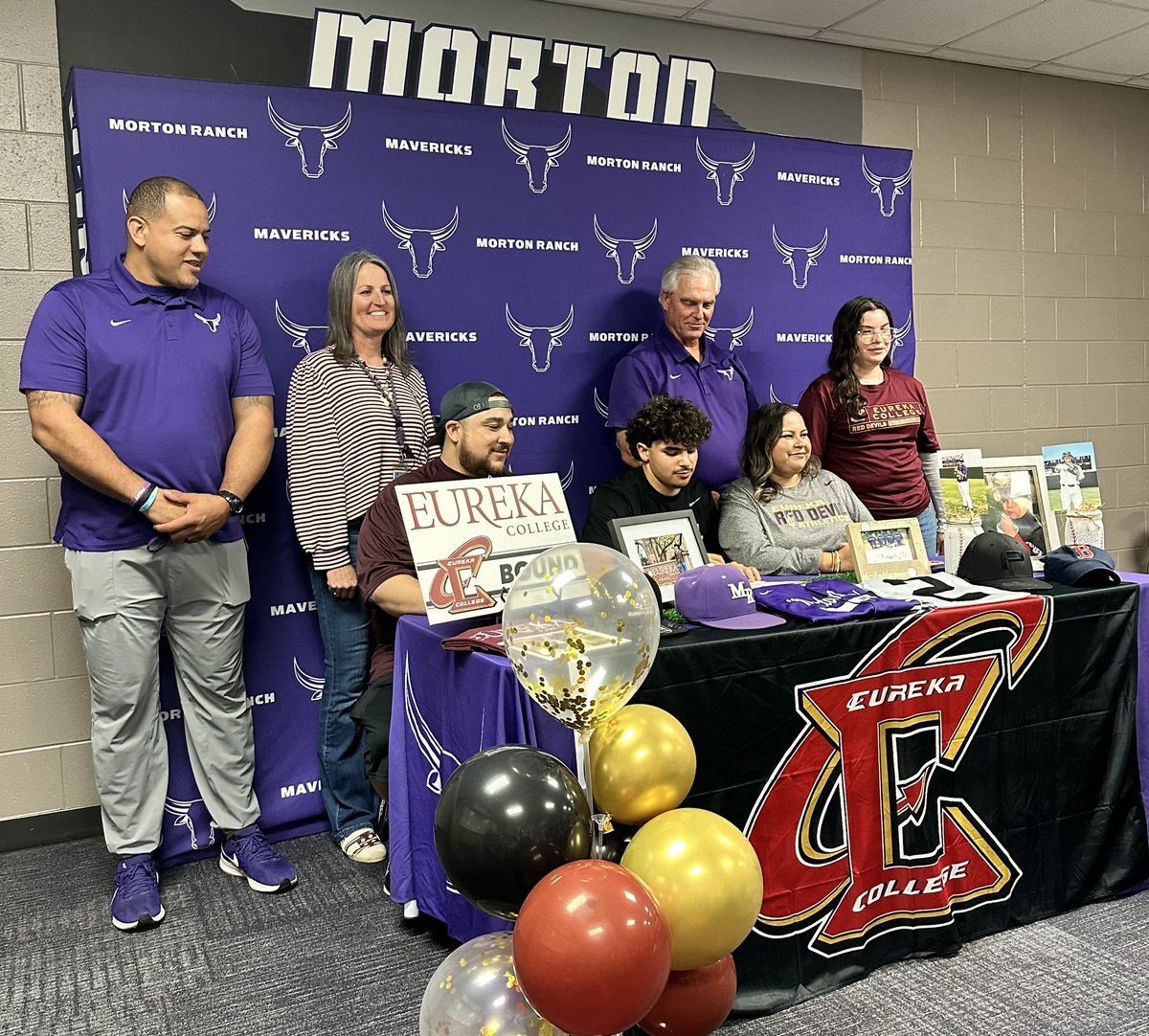 Congrats to Noah Stevens <a href="/MRMAVS_Baseball/">Morton Ranch Baseball</a> for signing with <a href="/EurekaCollege/">Eureka College</a> baseball!!! <a href="/KatyISDAthletic/">Katy ISD Athletics</a> #ilovemortonranch