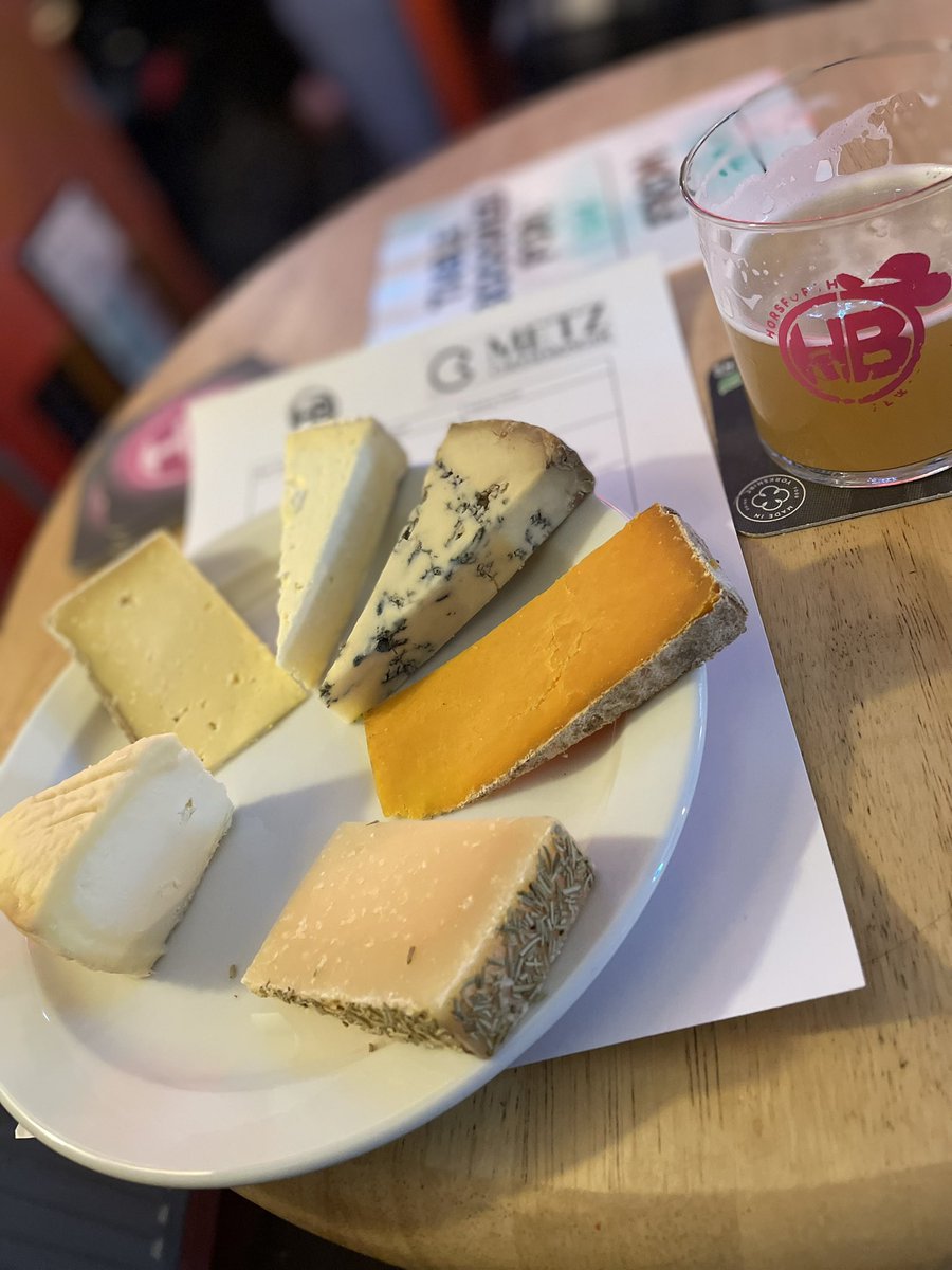 Beers and Cheeses.   A heavenly way to start Feb 👍🏻😎🍻🧀<a href="/HorsforthBrewer/">Horsforth Brewery</a>