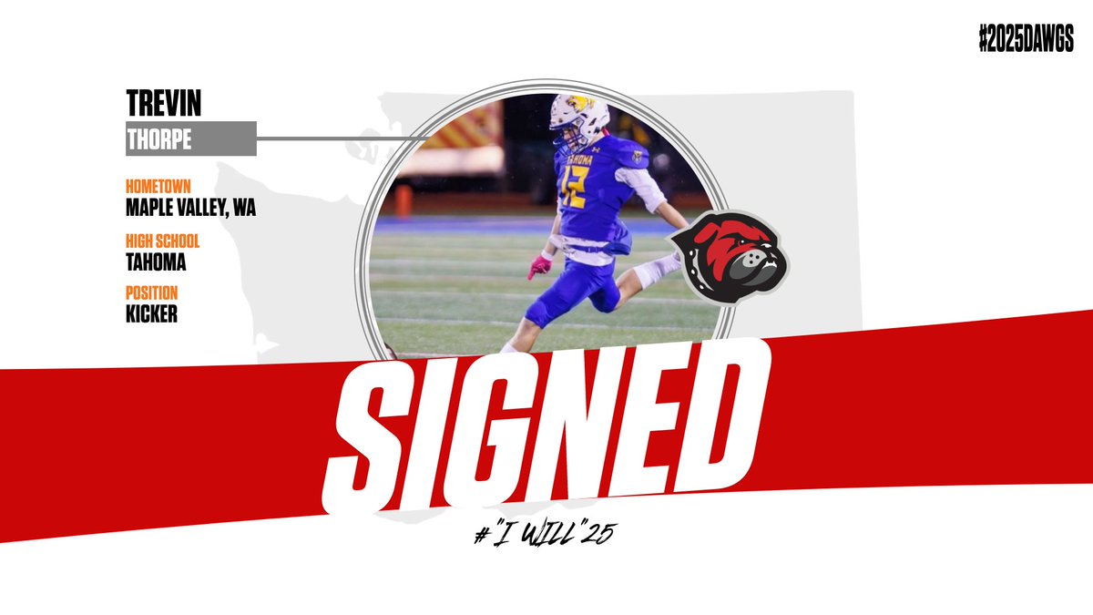 University of Montana Western Football (@umwfootball) on Twitter photo Last but certainly not least is specialist Trevin Thorpe from Maple Valley Washington!
<a href="/thorpe_trev06/">Trevin Thorpe</a>
#"IWILL"25
#GoDawgs Last but certainly not least is specialist Trevin Thorpe from Maple Valley Washington!
<a href="/thorpe_trev06/">Trevin Thorpe</a>
#"IWILL"25
#GoDawgs
