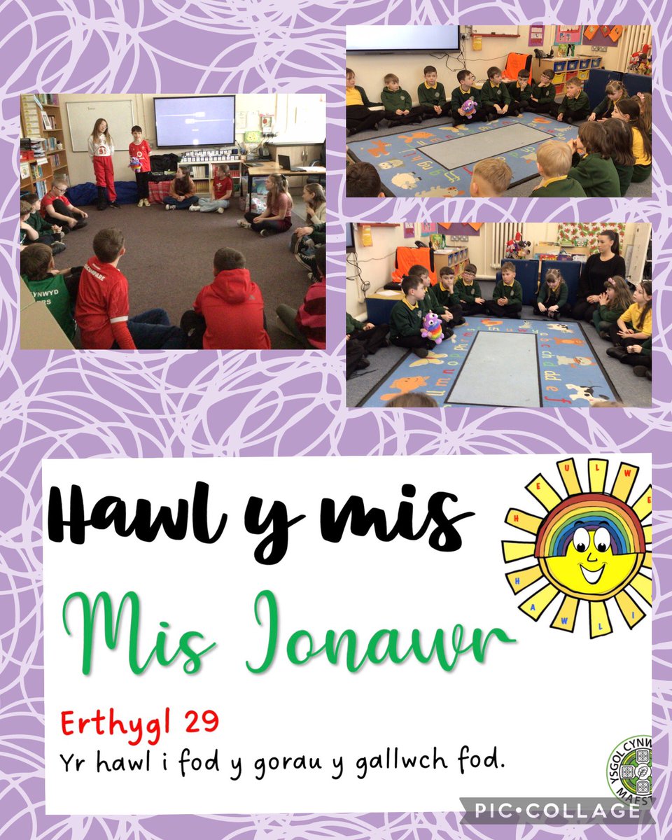 Dosbarth Miss Thomas (@missthomas_ycs) on Twitter photo Diolch iโr Llysgenhadon am gynnal amser cylch gyda dosbarthiadauโr ysgol i drafod hawl mis Ionawr.
#HawliauYCS
<a href="/complantcymru/">Comisiynydd Plant Cymru</a> Diolch iโr Llysgenhadon am gynnal amser cylch gyda dosbarthiadauโr ysgol i drafod hawl mis Ionawr.
#HawliauYCS
<a href="/complantcymru/">Comisiynydd Plant Cymru</a>