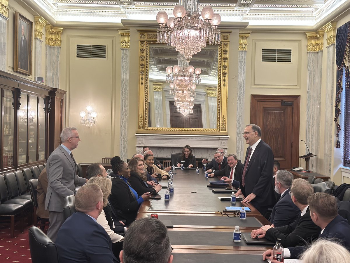 JohnBoozman's tweet photo. Always enjoy visiting with @Conway_Chamber members and getting updates on the exciting growth &amp; development in their community. I look forward to continuing our partnership to advance their priorities and appreciate their hard work and leadership. #ARinDC https://t.co/FROfiUZx3H