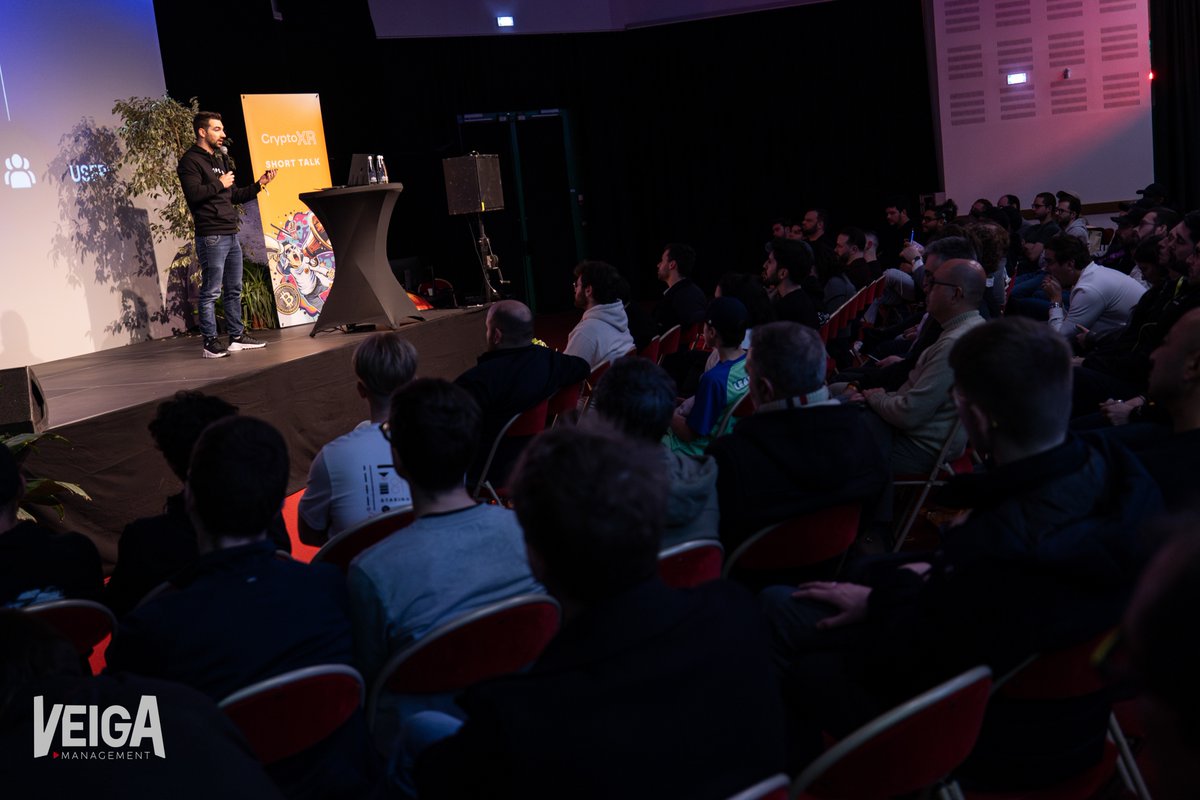 williamsimonin's tweet photo. Glad to have been able to take part in #cryptoXR 2025 and re-engage with players in the ecosystem.
Thanks to the @Ta_da_io community who came out to see us, and to @VeigaManagement for the images.
I've got a feeling that interesting things are coming up. https://t.co/x4p5gqyA1l