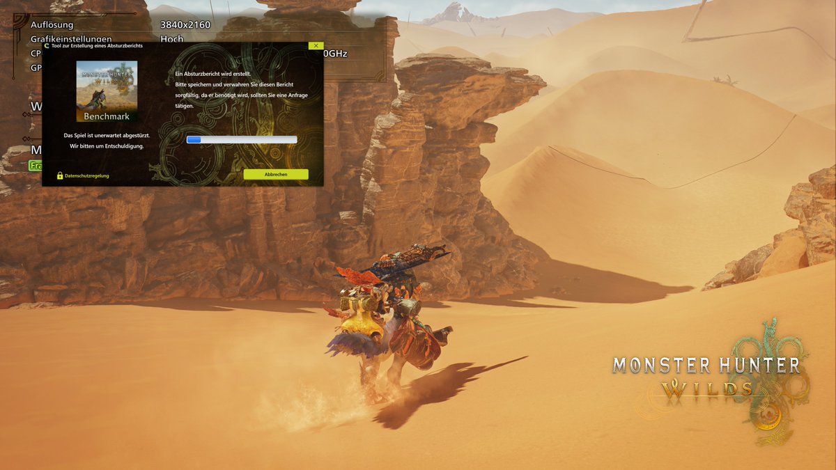 Und das nach soliden 35 Minuten Shader kompilieren xD