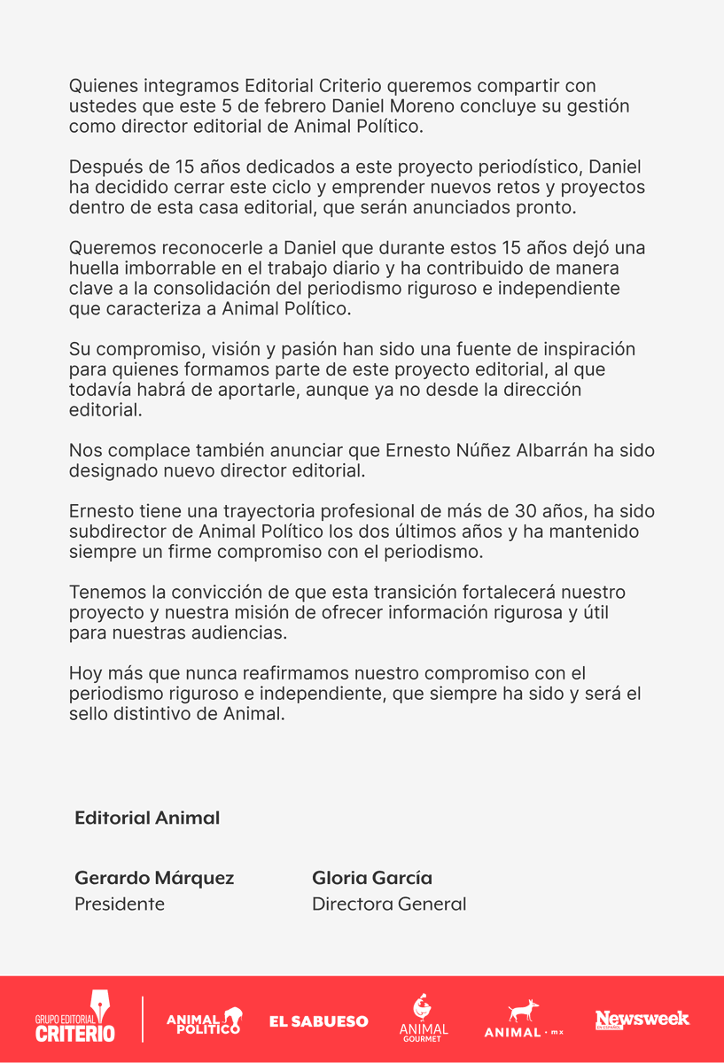Animal Político tweet media