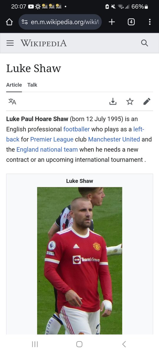 Anyone seen Luke Shaws Wiki lol