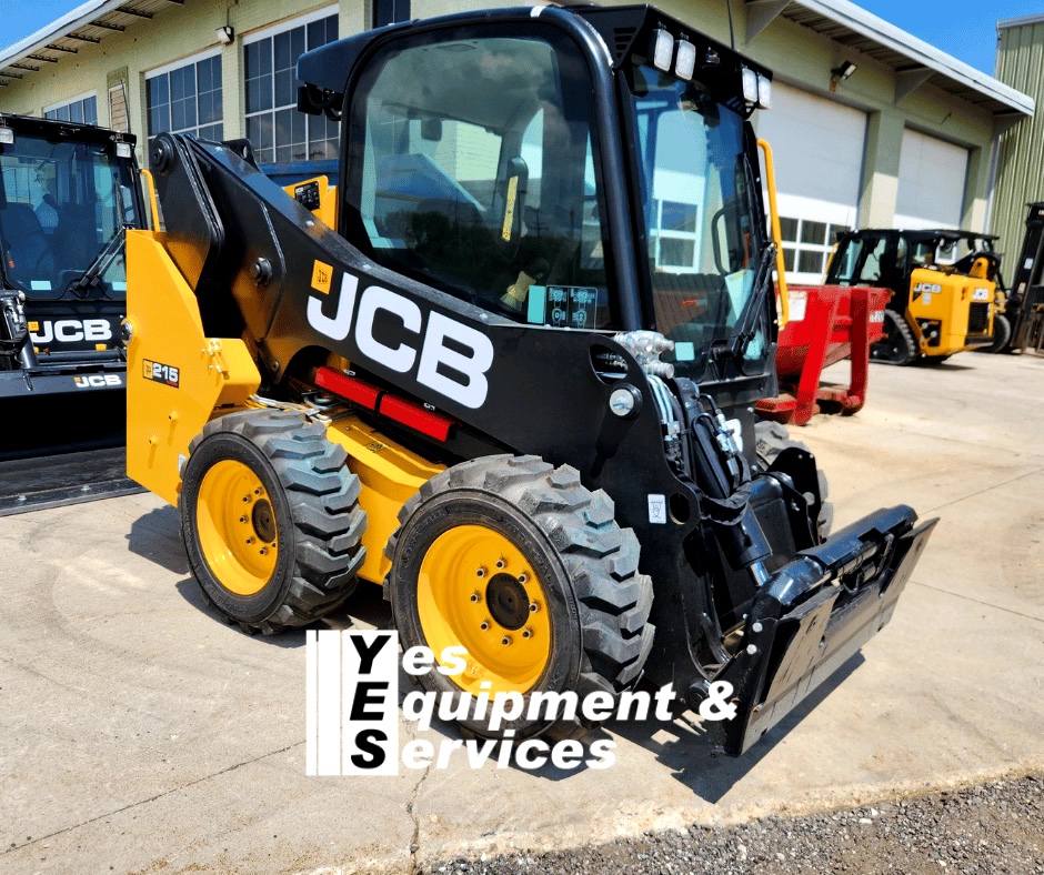 Roll onto the job site with 2024 JCB 215 Wheeled Skid Steer Loader and let everyone know you mean business. Especially if it involves lifting and loading at extensive heights, or getting down to business with a variety of other attachments. Learn more at bit.ly/3DRgvuU.