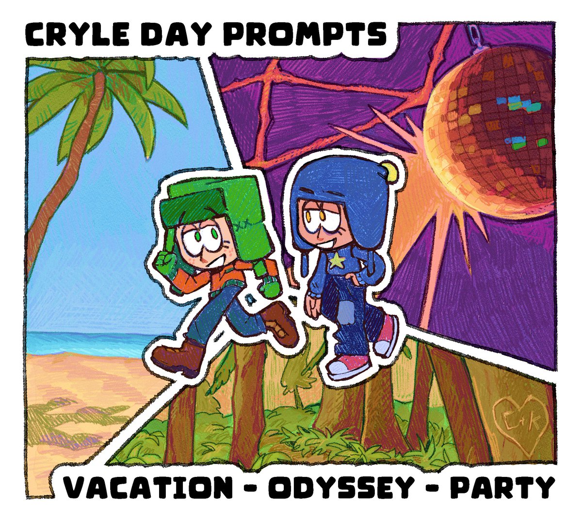 Here is the prompt list for Cryle Day 2025! 🎉 The event will be hosted on March 11th, see you then!

More information below ⬇

#Cryle #spCryle #SouthPark #CryleDay2025 #EvilCryleDay2025