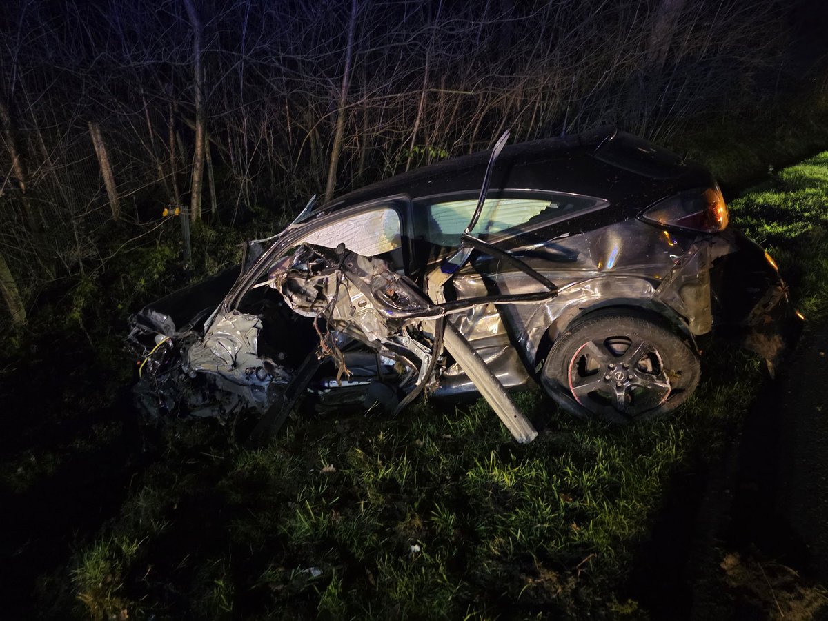 Ernstig ongeval op N857