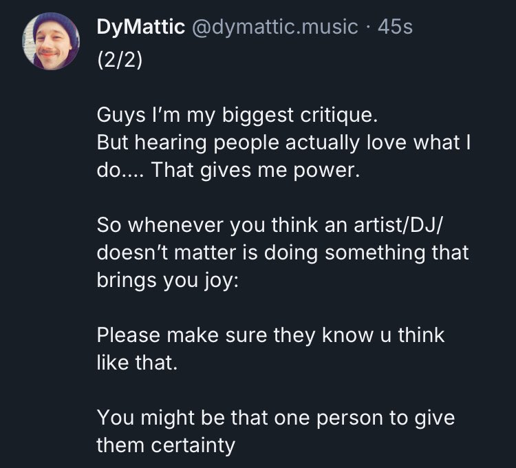 DyMattic (@dymattic) on Twitter photo A message that means something to me <3 A message that means something to me <3
