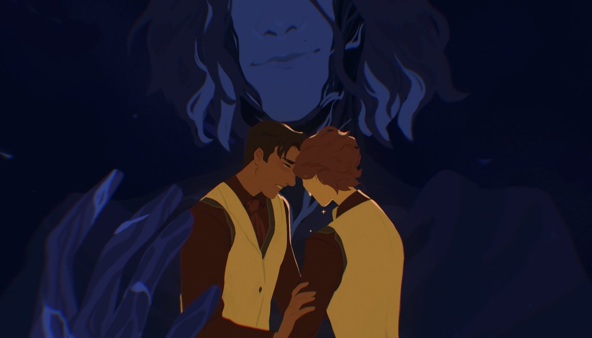 karta_ri's tweet photo. fanart for a fanfic i stayed up till 4 am on a work night reading 😵‍💫 https://t.co/mnjhvOikG5