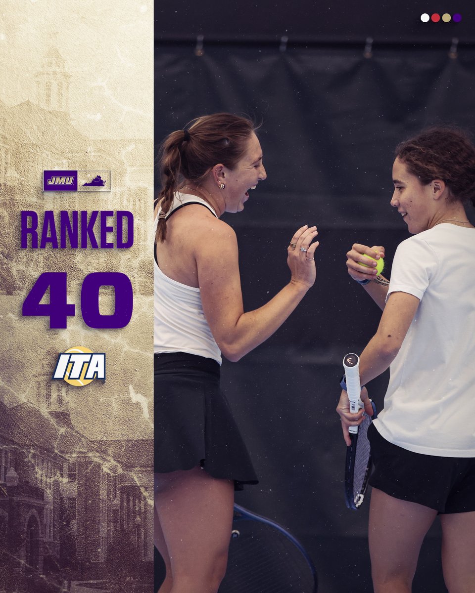 𝐍𝐚𝐭𝐢𝐨𝐧𝐚𝐥𝐥𝐲 𝐑𝐚𝐧𝐤𝐞𝐝.

Our top doubles team of Sophie Williams and Ines Oliveira are ranked 40th in the latest ITA national doubles rankings.

📰 tinyurl.com/24th3y33

#GoDukes