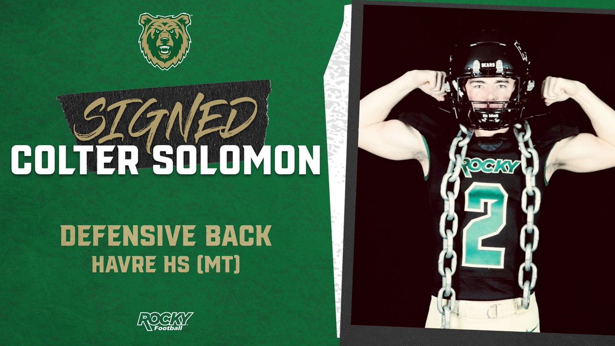 Rocky Football (@rocky_football) on Twitter photo Welcome to the Rocky Family!
Colter Solomon <a href="/colter_solomon/">Colter Solomon</a>
#BEARRAID #NSD25
hudl.com/athlete/o/1800… Welcome to the Rocky Family!
Colter Solomon <a href="/colter_solomon/">Colter Solomon</a>
#BEARRAID #NSD25
hudl.com/athlete/o/1800…
