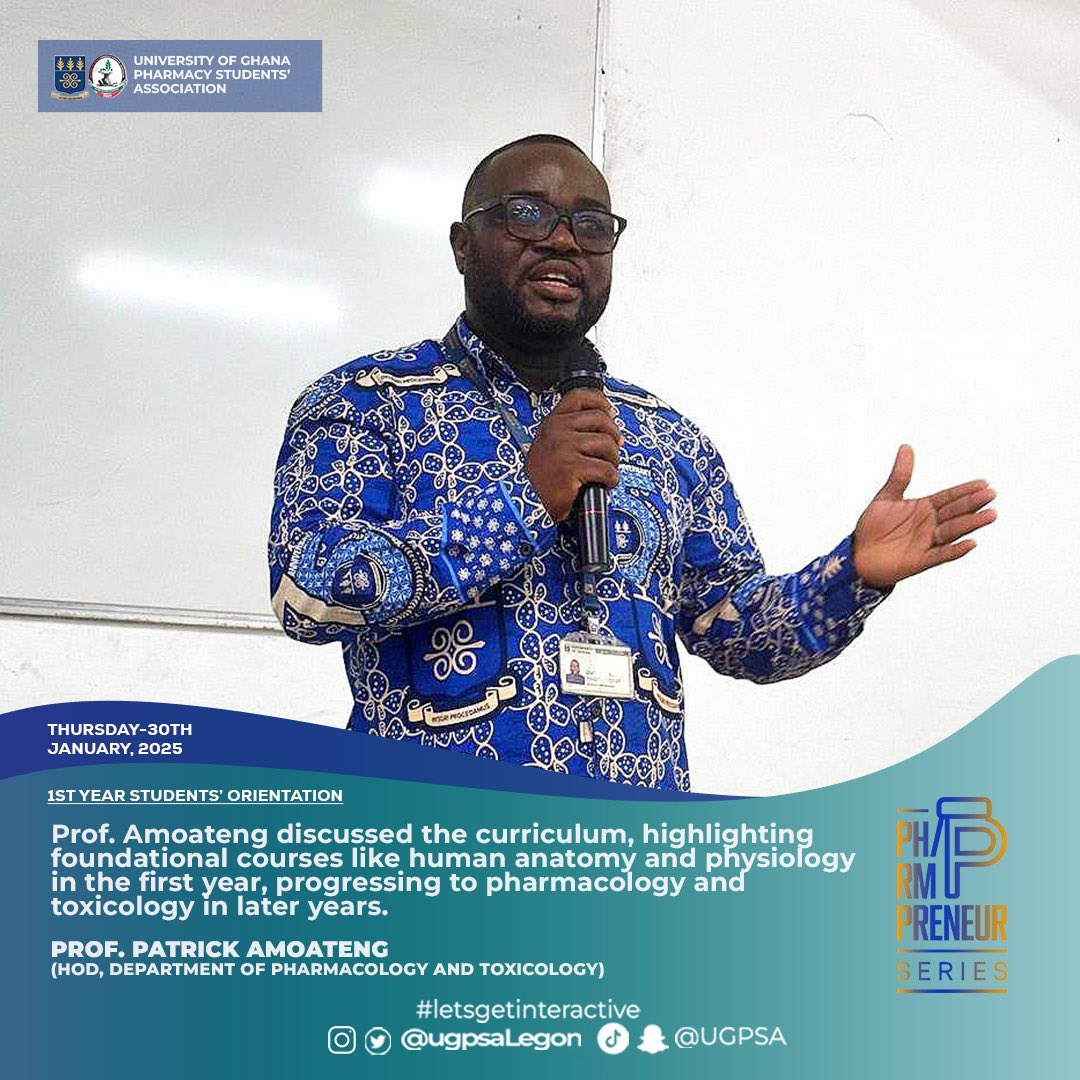 UGPSAlegon's tweet photo. A sneak peek into what transpired last Thursday during the Level 100s' Orientation. ✨💊
#Rx30
#Poised and Ready
*The Kwegyir Aggrey - Osei Led Administration* https://t.co/UU1Q6ztRkg
