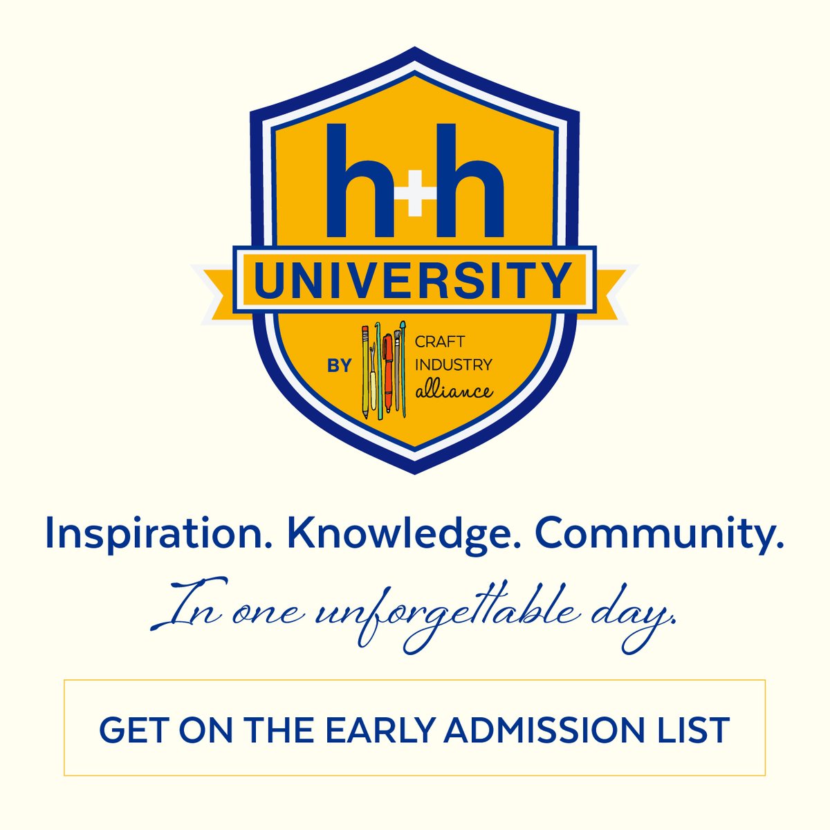 Join Arianne Foulks and Helen Hulskamp of Aeolidia at h+h University for "Crafting Irresistible Product Pages for Online Retail".

mailchi.mp/craftindustrya…