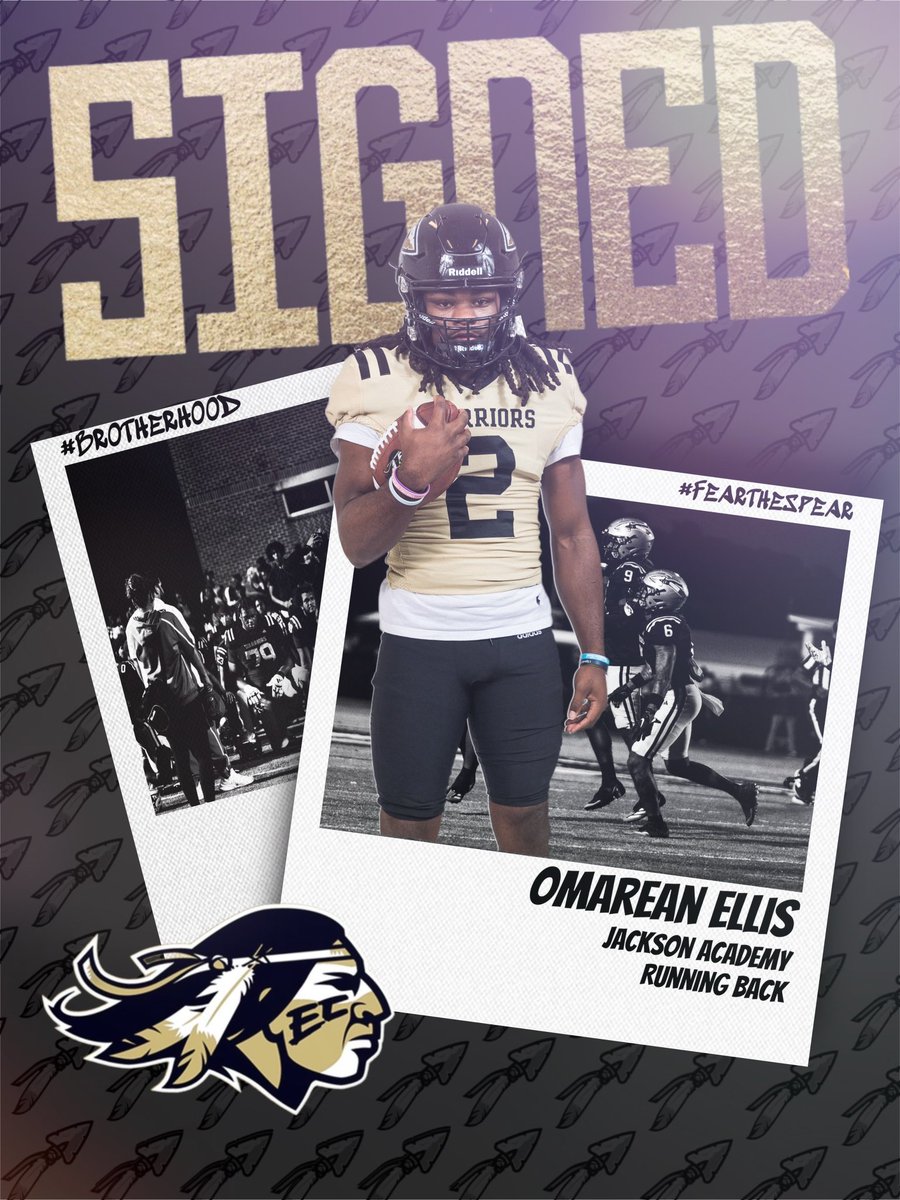 East Central Warrior Football ๐ (@eccc_football) on Twitter photo Game Changing RB from Jackson Academy!!
<a href="/omareanellis1/">Omarean(ManMan)Ellis</a> has joined the Brotherhood!!
#Brotherhood x #FearTheSpear๐ชถ Game Changing RB from Jackson Academy!!
<a href="/omareanellis1/">Omarean(ManMan)Ellis</a> has joined the Brotherhood!!
#Brotherhood x #FearTheSpear๐ชถ