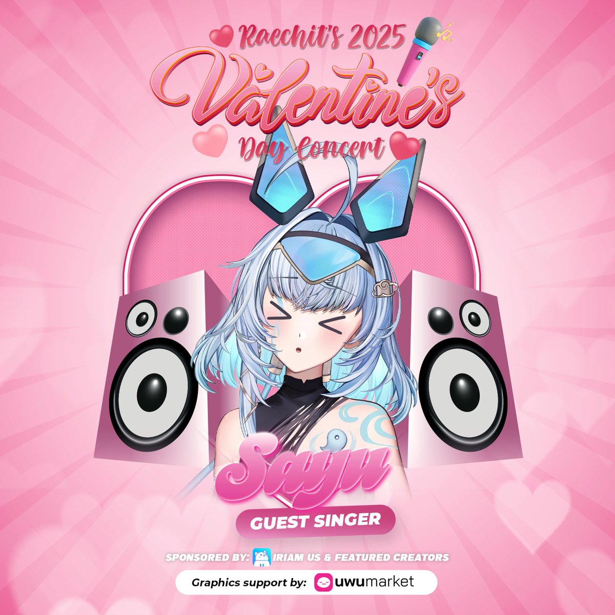 rae_chit's tweet photo. Any donkey enjoyers? 🫏

Half-cyborg, very evil and scary @sayusyn will be singing her lil' heart out to you all this Valentines Day~ SincroKnights, ASSEMBLE! https://t.co/gXVyY6yV0I