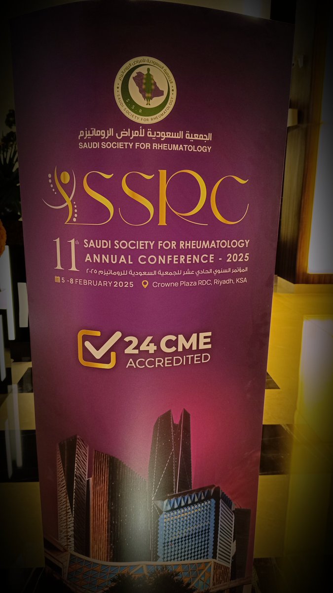 ✅ Thank you very much - شُكْرا جَزِيلا  to the Saoudi Society for #Rheumatology, for the very kind invitation to talk about #Lupus at #SSRC2025 in Riyadh. 
It is pleasure to meet new colleagues and improve #SLE care altogether 👍