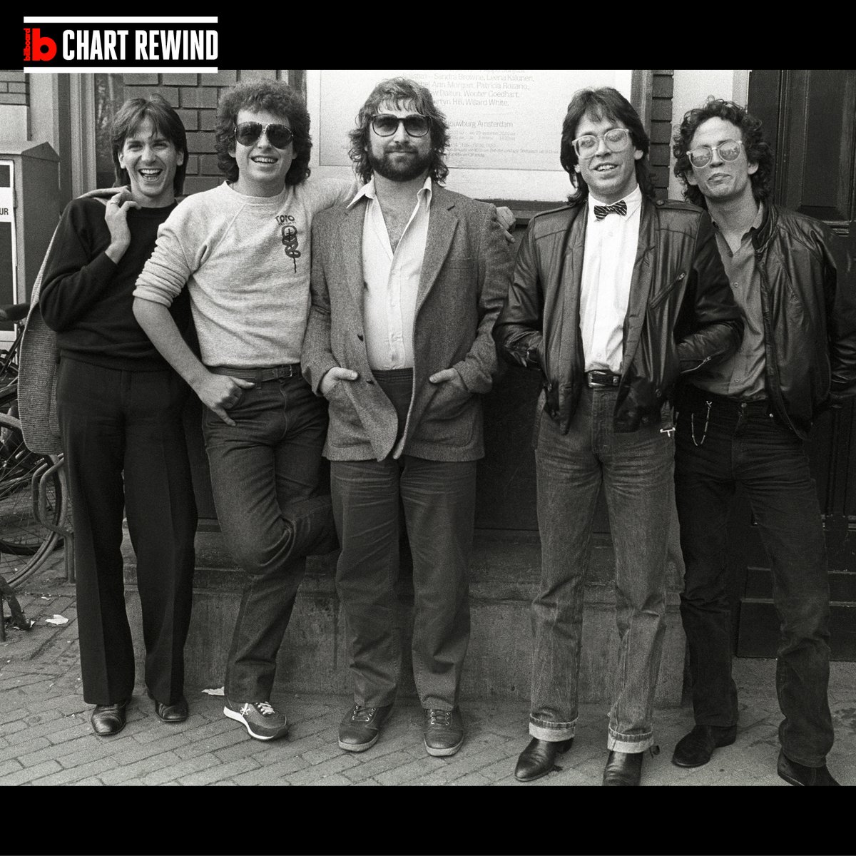 billboardcharts's tweet photo. 42 years ago today, TOTO hit No. 1 on the #Hot100 with its classic rock staple “Africa.” #BBChartRewind 📈🌍
The band had earned two top 10 hits before “Africa”: “Hold The Line” reached No. 5 in 1979 and “Rosanna” climbed to No. 2 in 1982. They returned to the region for a fourth time with “I Won’t Hold You Back” (No. 10 peak, also in 1983).
“Africa” has since been certified Diamond by the @RIAA, and tallied nearly 4 billion global streams, according to @luminate_data.
Take a look at the top 10 of the chart when TOTO hit No. 1, and swipe to see the full chart that week.